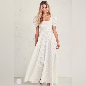 LoveShack Fancy Lace Ryan Maxi Dress, size 4 NWT